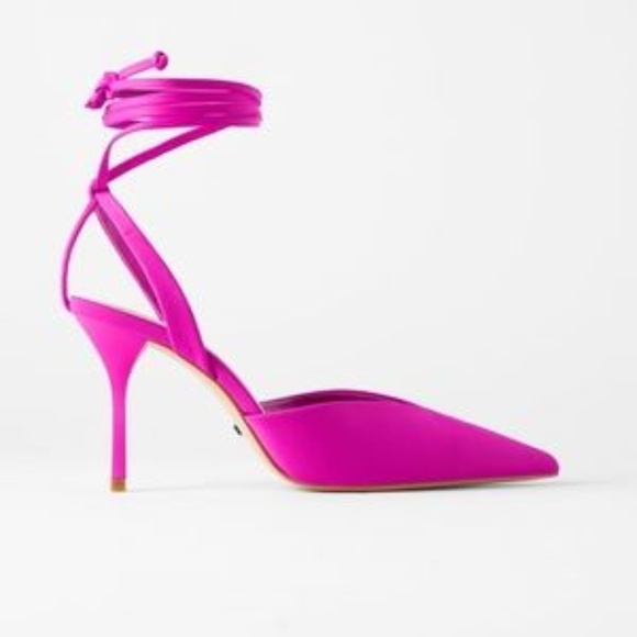 Pink heels zara Clearance